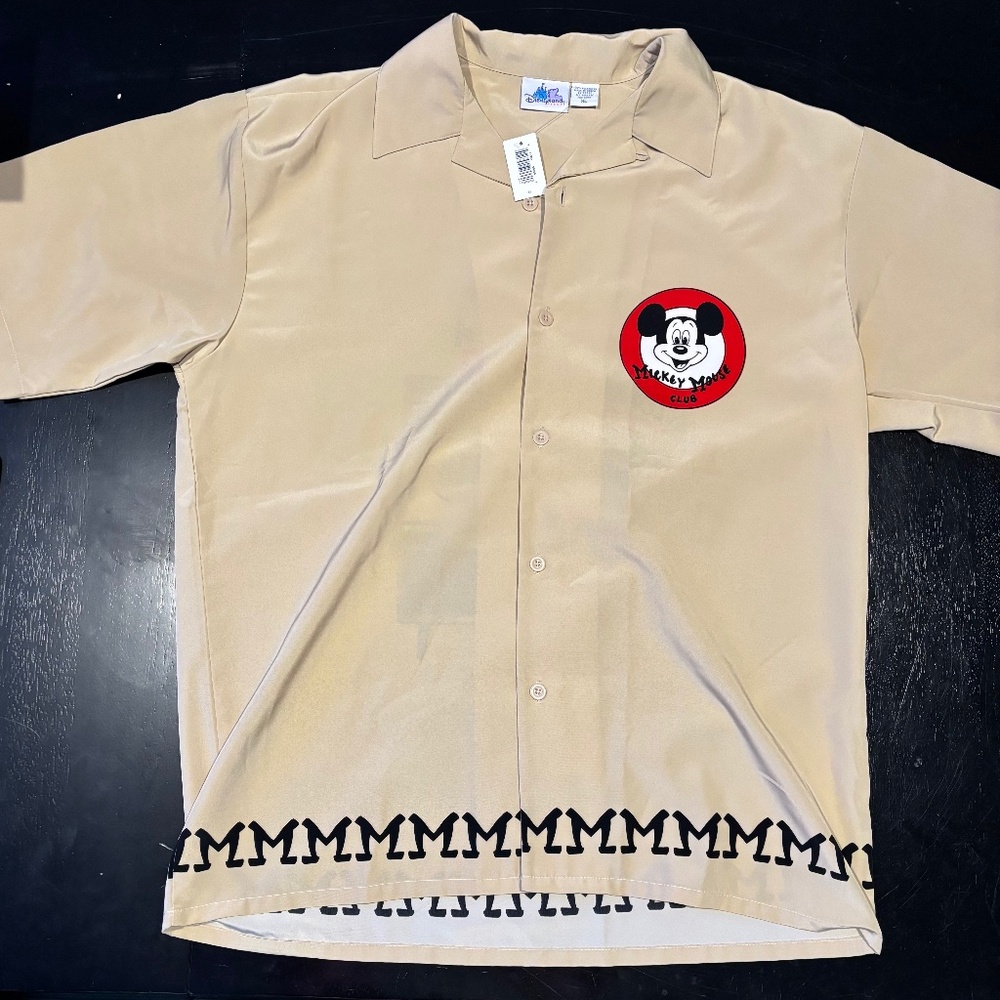 Rare NWT Disneyland Mickey Mouse Club Shirt Size XL